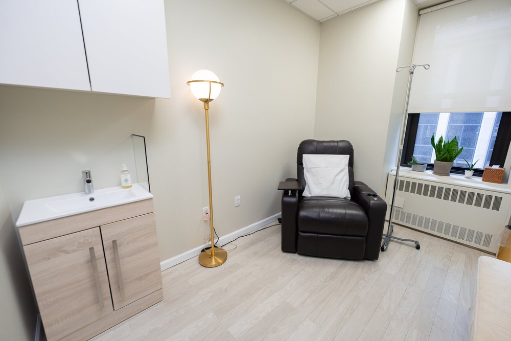 The IV therapy suite
